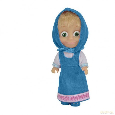 Masza miękka lalka, niebieska 23 cm
