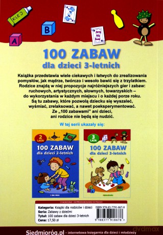 100 zabaw dla dzieci 3-letnich [KSIĄŻKA]