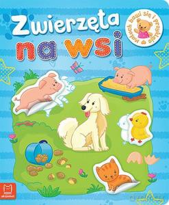 Maluch bawi się i przykleja. Zwierzęta na wsi [KSIĄŻKA]