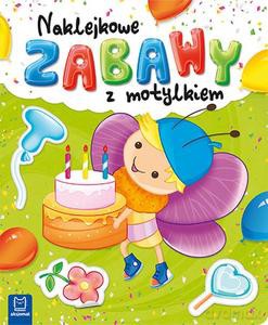 Naklejkowe zabawy z motylkiem [KSIĄŻKA]