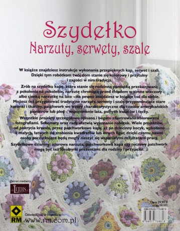 Szydełko. Narzuty, serwety, szale - Melody Griffiths [KSIĄŻKA]