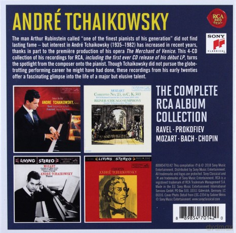 André Tchaikowsky: André Tchaikowsky - The Complete RCA Collection [4CD]