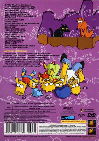 Simpsonowie sezon 3 [4DVD]