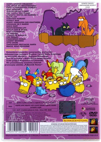 Simpsonowie sezon 3 [4DVD]