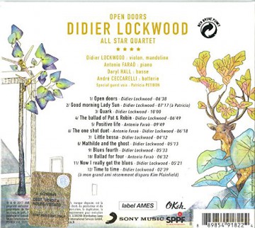Didier Lockwood: Open Doors [CD]