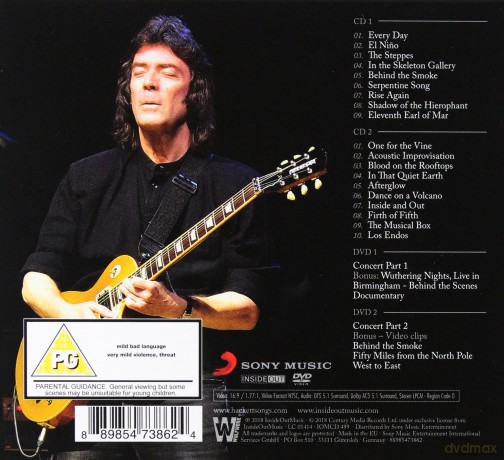 Steve Hackett: Wuthering Nights: Live in Birmingham [2CD]+[2DVD]