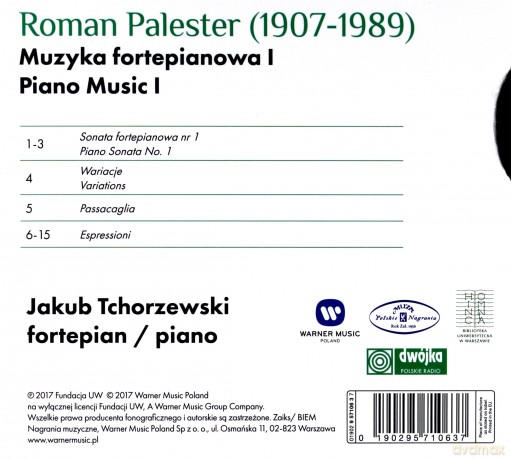 Jakub Tchorzewski: Muzyka Fortepianowa [CD]