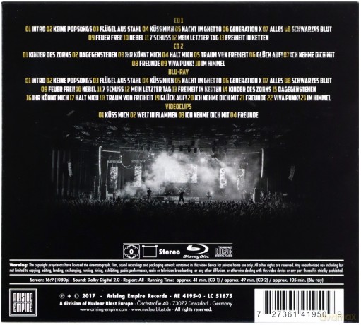 Betontod: 1000xLive [Blu-Ray]+[2CD]