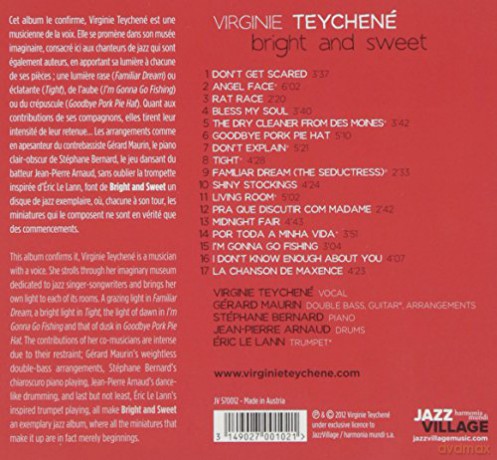 Virginie Teychene: Bright And Sweet (digipack) [CD]
