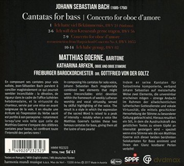 Bach: Cantatas For Bass Goerne (digipack) [CD]