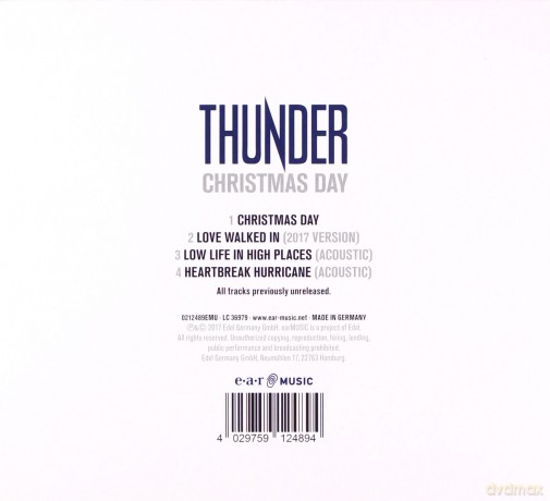 Thunder: Christmas Day (digipack) [CD]
