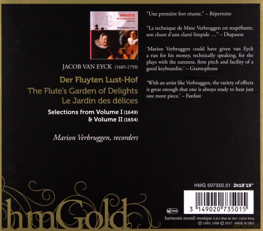 Van Eyck: Der Fluyten Lust-hof (digipack) [2CD]