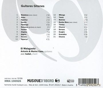 Guitares Gitanes: El Malagueno [CD]