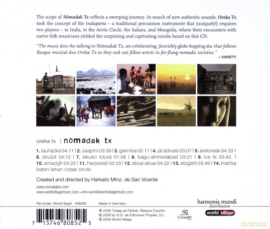 Oreka TX: Nomadak TX [CD]
