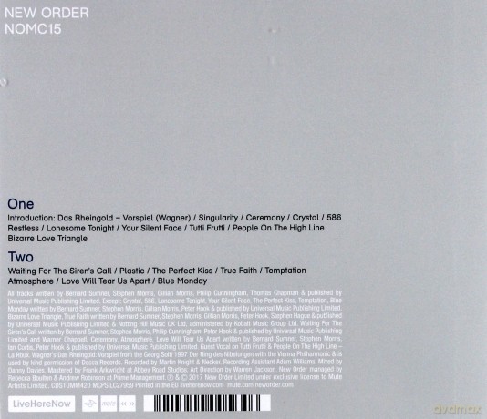 New Order: NOMC15 [2CD]