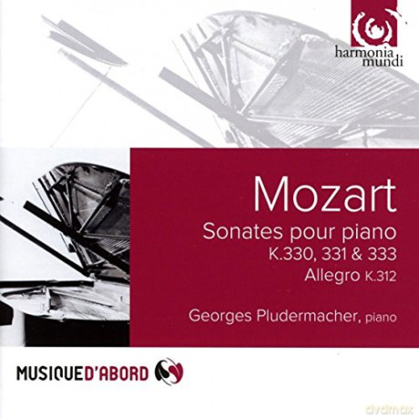Mozart: Sonates Pour Piano Pludermacher [CD]