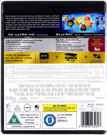 Emotki. Film [Blu-Ray 4K]+[Blu-Ray]