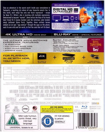 Emotki. Film [Blu-Ray 4K]+[Blu-Ray]