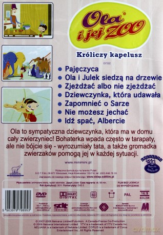 Ola i jej ZOO: Króliczy Kapelusz [DVD]