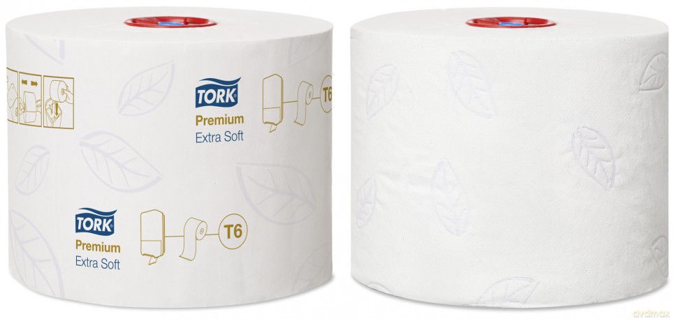 Papier toaletowy do dozowania z automatyczną zmianą rolek Tork Premium biały ekstra miękki