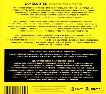 Scooter: 100% Scooter (25 Years Wild And Wicked) (Limited) [5CD]