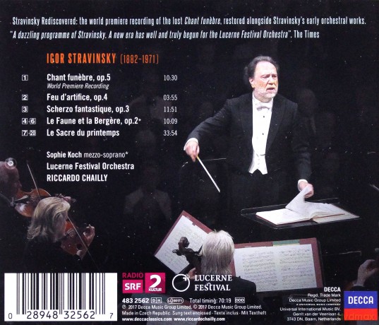 Riccardo Chailly: La Sacre Du Printempts [CD]