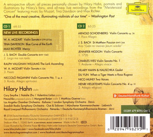 Hilary Hahn: Restrospective [2CD]