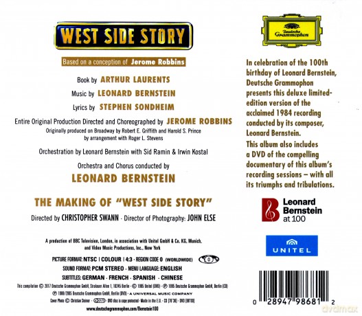 Leonard Bernstein: West Side Story [CD]+[DVD]