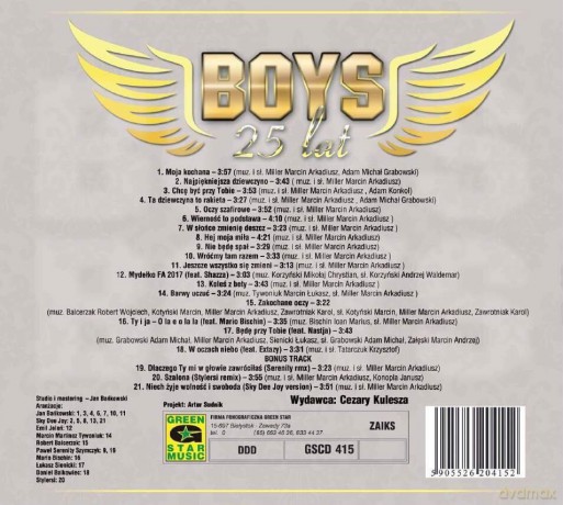 Boys: 25 lat [CD]