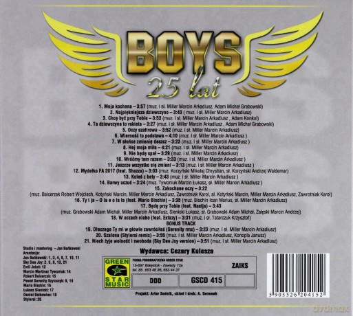 Boys: 25 lat [CD]