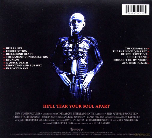 Christopher Young: Hellraiser 30th Anniversary soundtrack (Hellraiser: Wysłannik piekieł) (digipack) [CD]