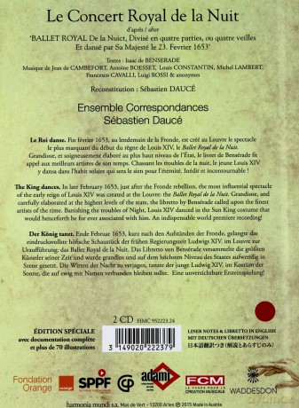 Ensemble Correspondances: Le Concert Royal De La Nuit Dauce  [2CD]