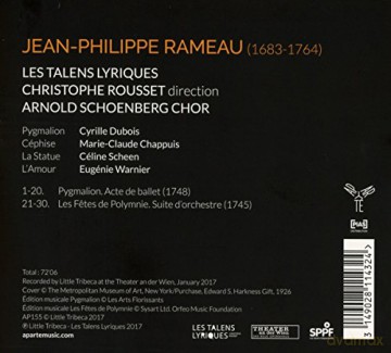 Rameau: Les Talens Lyriques Rousset Pygmalion (digipack) [CD]