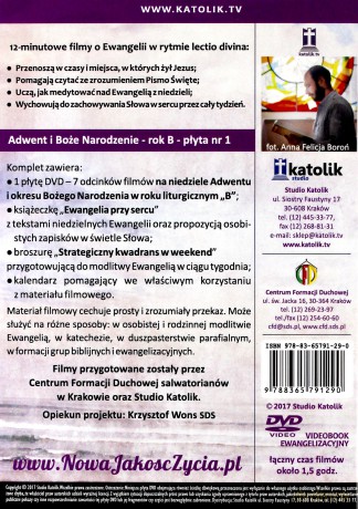 Nowa Jakość Życia. Filmowe wprowadzenie do Ewangelii. Rok B. [DVD]