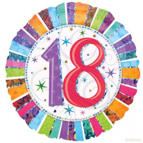 Balon foliowy - Urodziny 18