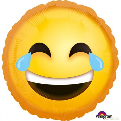 Balon foliowy Standard - Emoticon okrągły