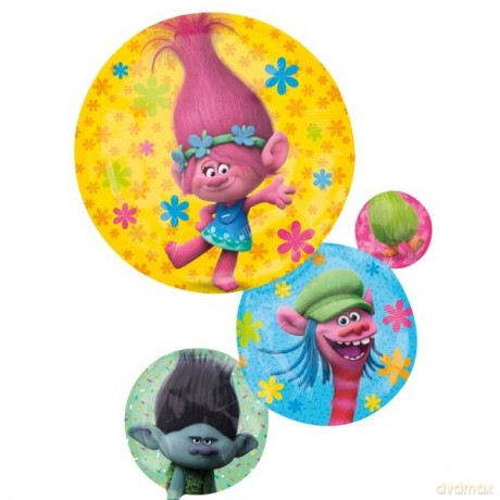 Balon foliowy Super Shape - Trolls