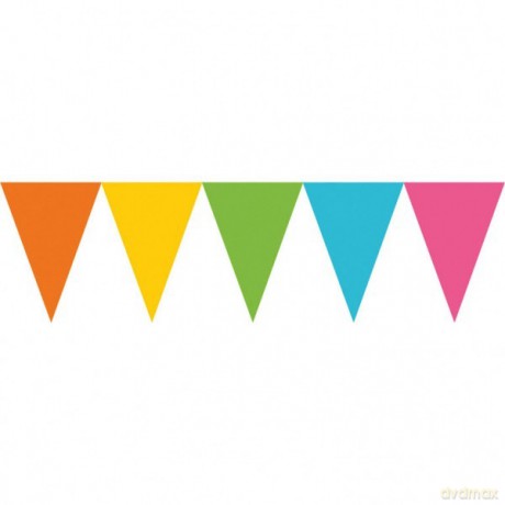Baner papierowy 450 cm pastelowy tęczowy