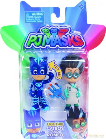 PJ MASKS Świecąca figurka 2-pak, Catboy and Romeo [FIGURKA]