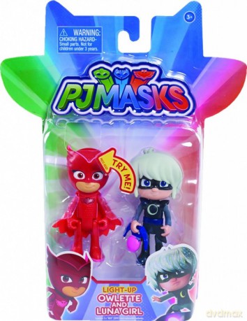 PJ MASKS Świecąca figurka 2-pak, Sowella i Luna [FIGURKA]