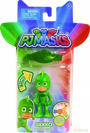 PJ MASKS Świecąca figurka z opaską, Gekko [FIGURKA]