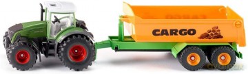 Traktor z podnośnikiem