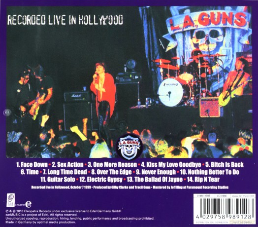 L.A. Guns: Live! A Night On The Strip [CD]