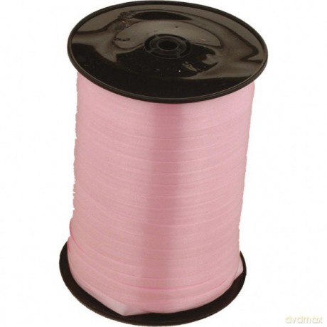 Wstążka do balonów 500 m x 5 mm różowa