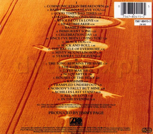 Led Zeppelin: Remasters [2CD]