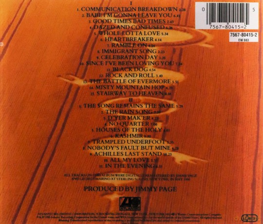 Led Zeppelin: Remasters [2CD]