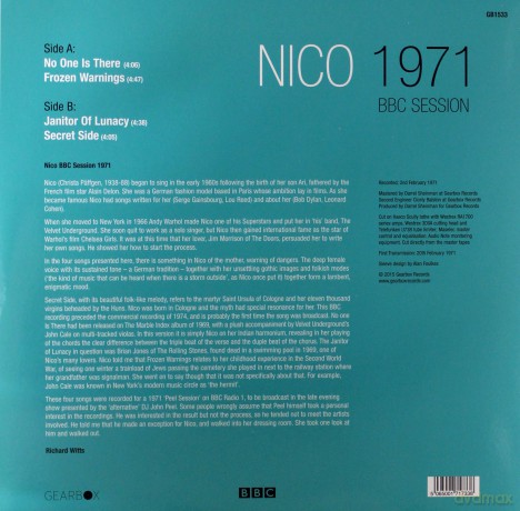 Nico: BBC Session 1971 [Winyl]