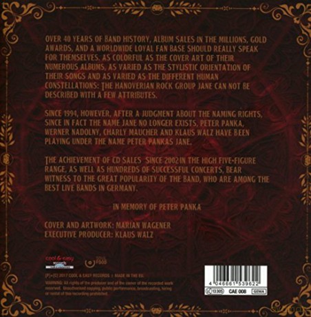 Peter Panka's Jane: Forever And One Day [4CD]