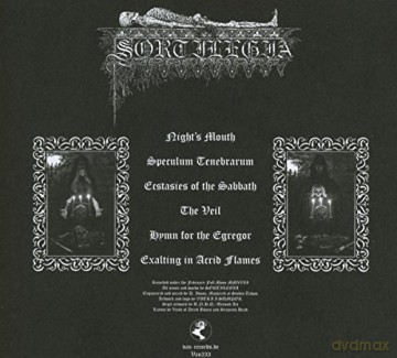 Sortilegia: Sulphurous Temple (digipack) [CD]