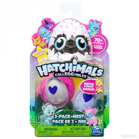 Hatchimals 2-pak z gniazdem S1